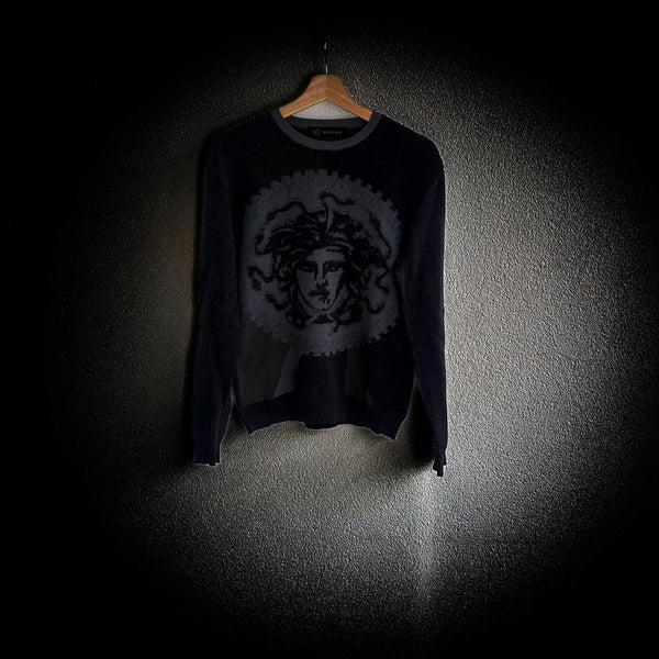 Versace Mainline Sweatshirt Pullover Medusa Italy Baroque