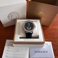 Versace Mainline Acron Automatik Uhr mit Gangreserve