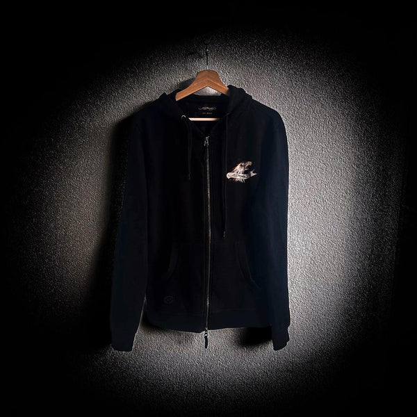 Ed Hardy Zip Hoodie Eagle Adler Front und Back print