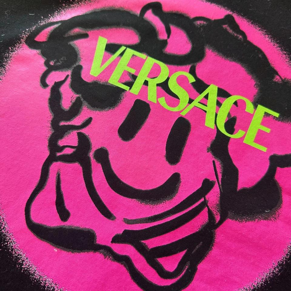 Versace Mainline Shirt Longsleeve Spraypaint Medusa