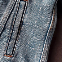 1017 ALYX 9SM Jeansjacke Harrington Monogram Muster
