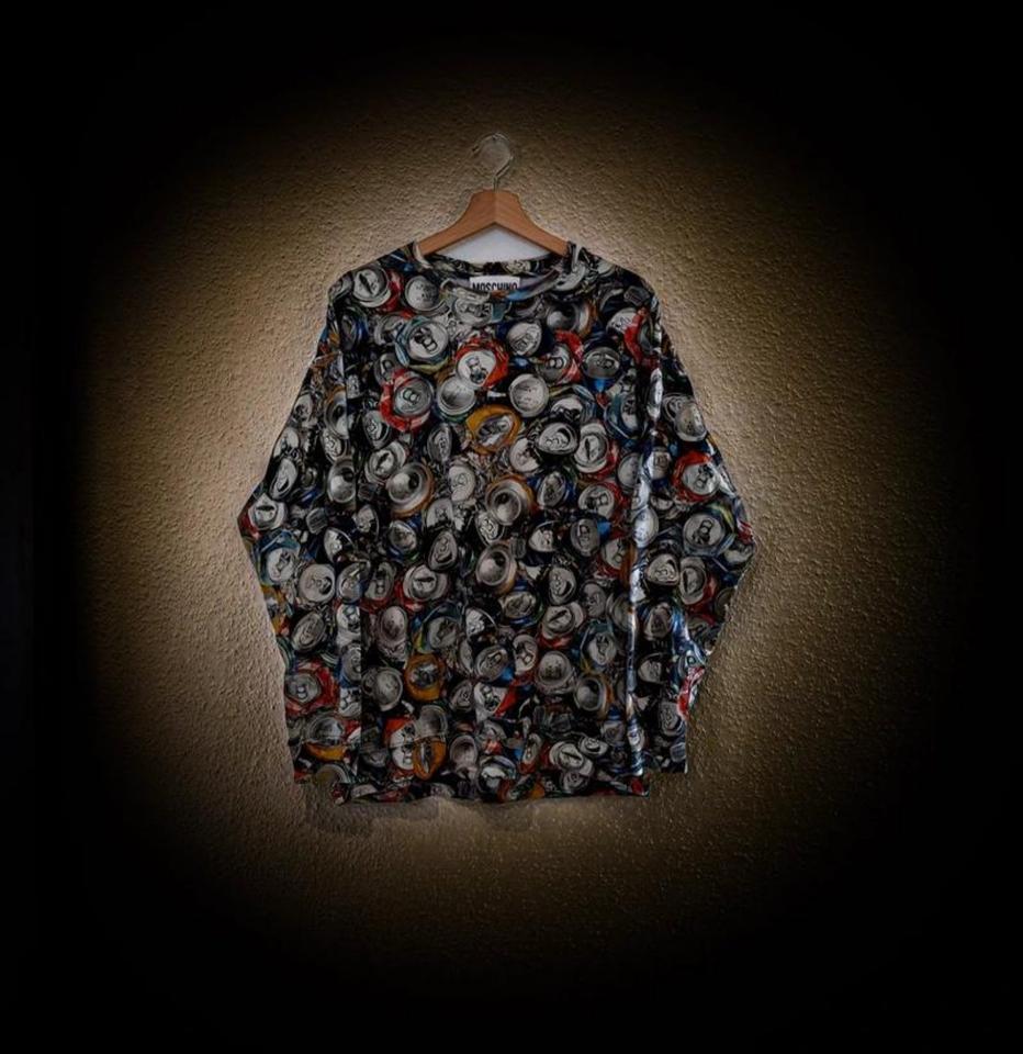 Moschino Mainline Pullover Dosen Trash Punk made in Ital