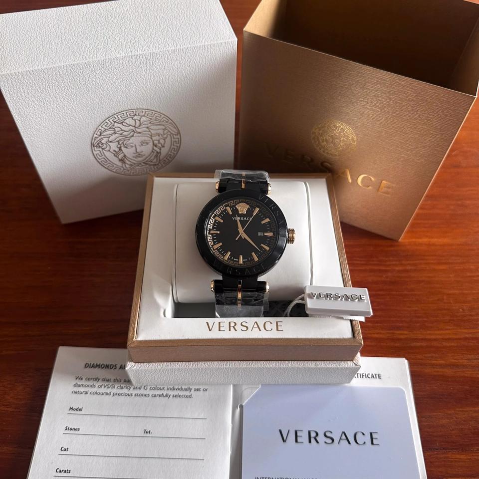 Versace Mainline Uhr Aion Medusa Oro Baroque Greca