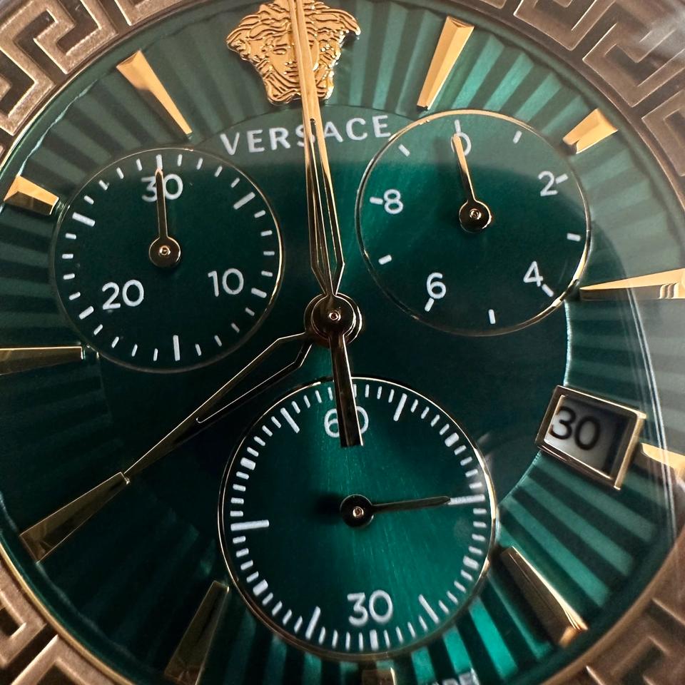 Versace Mainline Revive Chrono Uhr Medusa Swiss Made Div