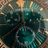 Versace Mainline Revive Chrono Uhr Medusa Swiss Made Div