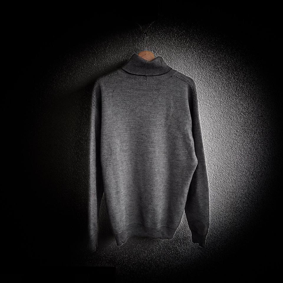 Valentino Turtleneck Pullover checked Wolle Italy