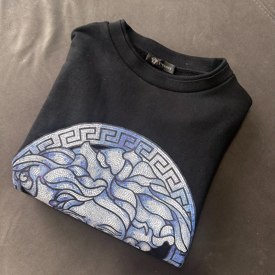 Versace Mainline Sweatshirt Medusa Mosaik Baroque Italy