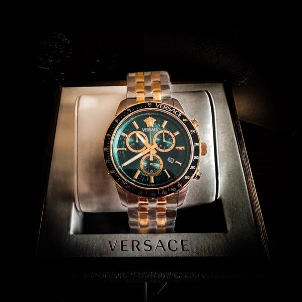 Versace Mainline Sport Chrono Uhr Medusa Swiss Made