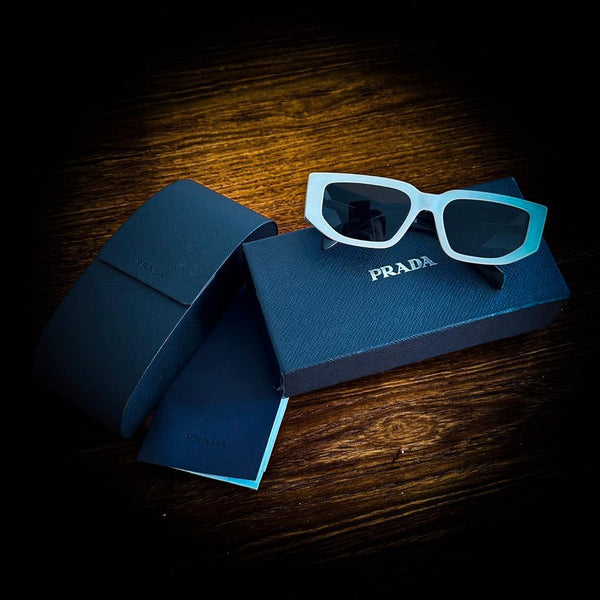 Prada Sonnenbrille PR 09ZS Logo Brille Full Set Italy