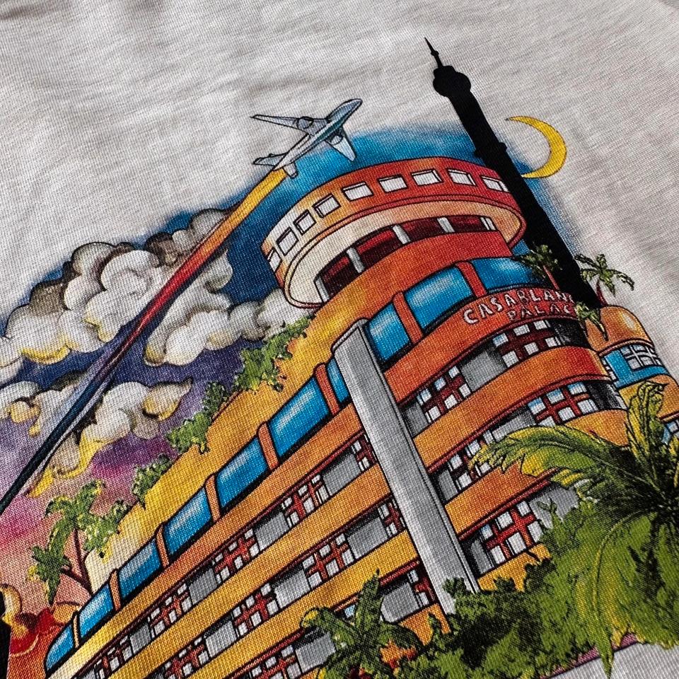 Casablanca T-Shirt Palace Airport Plane Portugal Tennis