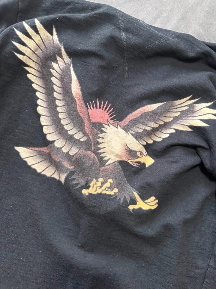 Ed Hardy Zip Hoodie Eagle Adler Front und Back print