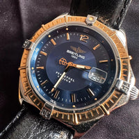 Breitling Sirius Perpetuel Uhr Swiss Made 18k Gold Lünet