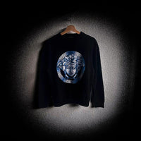 Versace Mainline Medusa Mosaik Sweatshirt Baroque Greca Italy