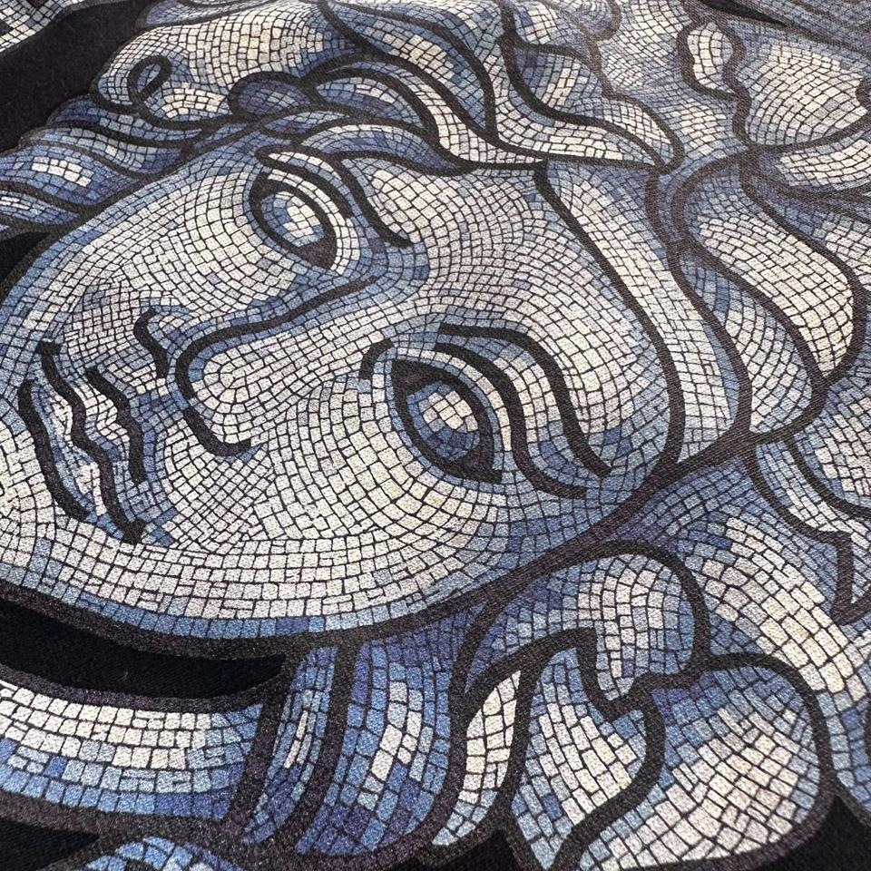 Versace Mainline Sweatshirt Medusa Mosaik Baroque Italy
