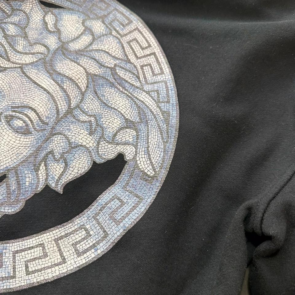 Versace Mainline Medusa Mosaik Sweatshirt Baroque Greca Italy