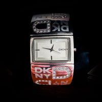 Dkny Uhr Strass Luxus Techno Y2k Bracelet