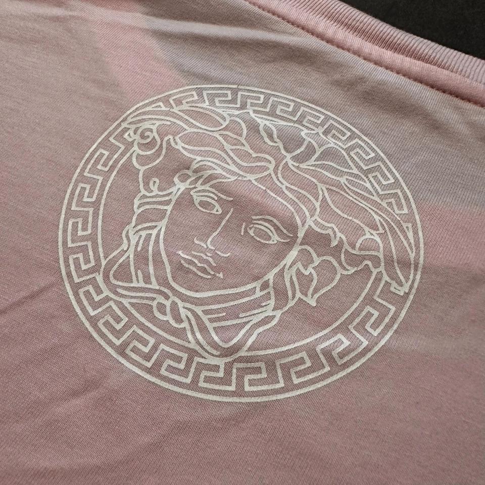 Versace Mainline T-Shirt Letter Logo Medusa Baroque Italy CLG