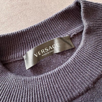 Versace Mainline Pullover Heavy Knit Logo Baroque Medusa