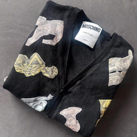 Moschino Mainline Strickjacke Greca Baroque Wool Milano