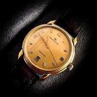 Maurice Lacroix Automatik Uhr Gold Vergoldet Swiss Made